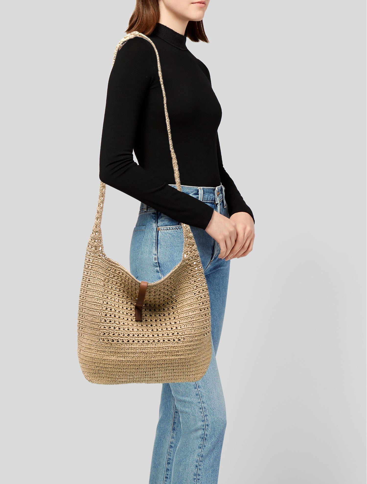 Saint Laurent Raffia Minaudière